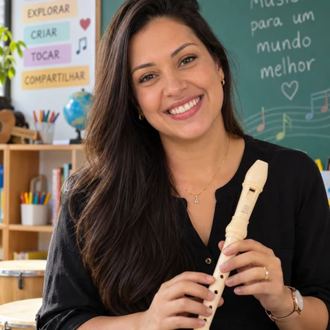 Professora de música que avaliou o material